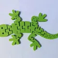 Mô hình thằn lằn Flexi Lizard Toy - Thumbnail 1