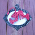 Tượng Treo Tường Khung Xương Cá Anglerfish - Chiến Tích Của Ngư Dân - Thumbnail 1