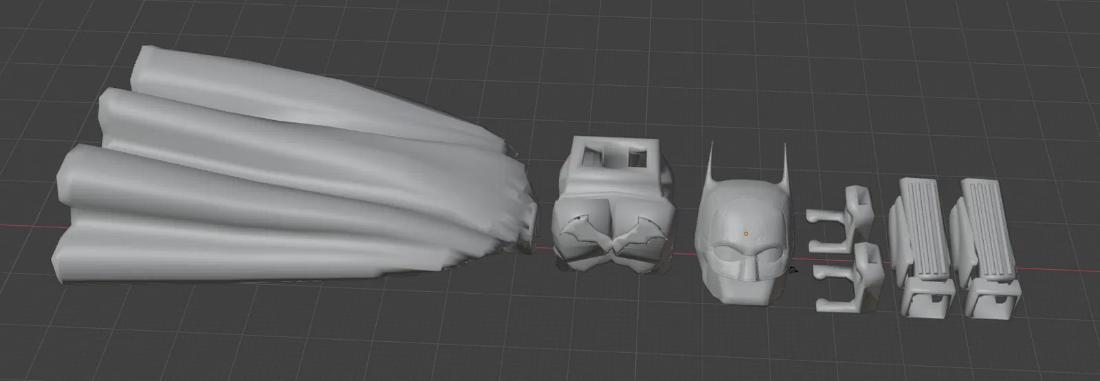 Mô hình Batman Dummy 13 – Bộ phụ kiện lắp ráp in 3D chi tiết - Image 1