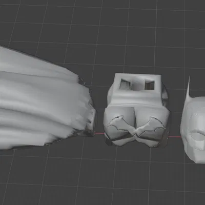 Mô hình Batman Dummy 13 – Bộ phụ kiện lắp ráp in 3D chi tiết