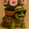 Chậu Cây Hình Rùa Phiên Bản Epic Summer Bloom - Thumbnail 1