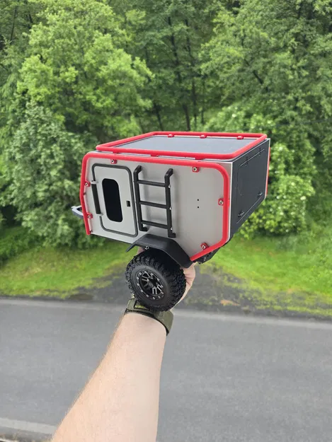 NBC.7 - Mô hình thùng moóc cắm trại offroad tỉ lệ 1:10 cho xe crawler - Image 4