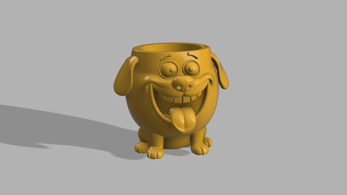 Chậu Cây Hình Chú Cún Hài Hước - Image 2