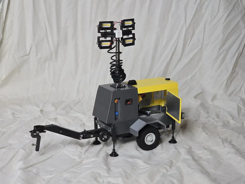 NBC.5 v2 - Mô hình Trạm Đèn Chiếu Sáng tỉ lệ 1:10 - Image 1