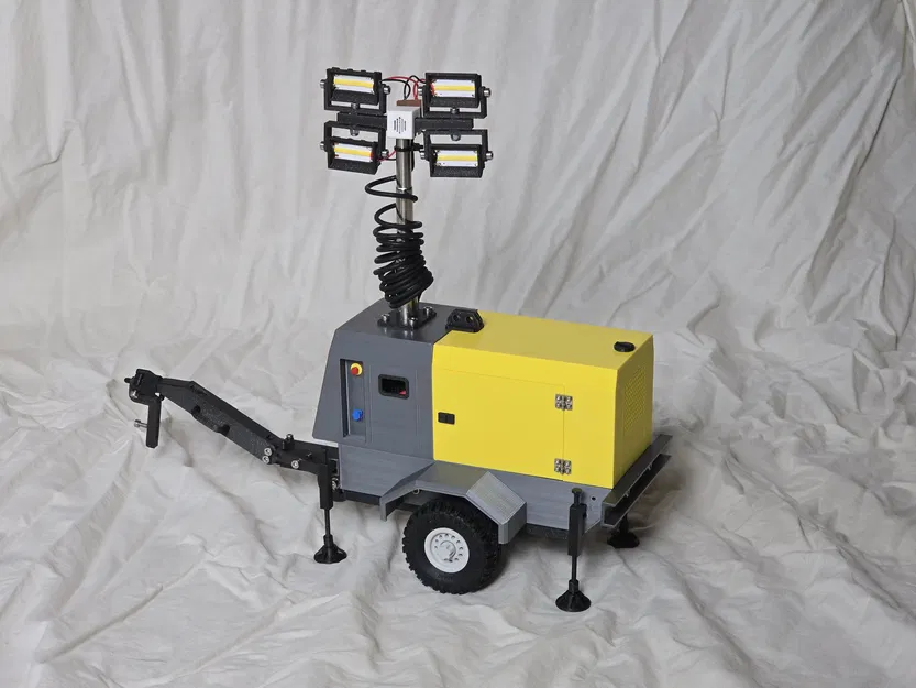 NBC.5 v2 - Mô hình Trạm Đèn Chiếu Sáng tỉ lệ 1:10 - Image 2