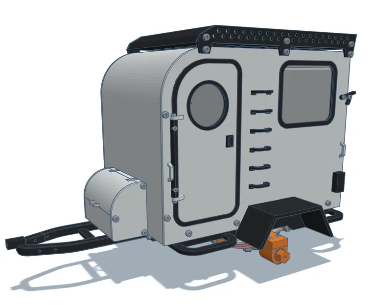 NBC.4 - Mô hình rơ-moóc địa hình tỷ lệ 1:10 cho xe RC - Image 1