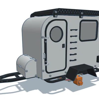 NBC.4 - Mô hình rơ-moóc địa hình tỷ lệ 1:10 cho xe RC
