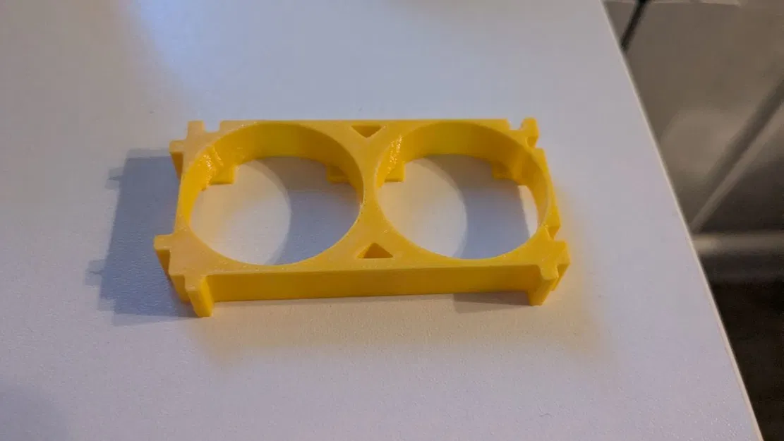 Khung giữ pin 32140 xếp chồng thông minh (3D Printable) - Image 2