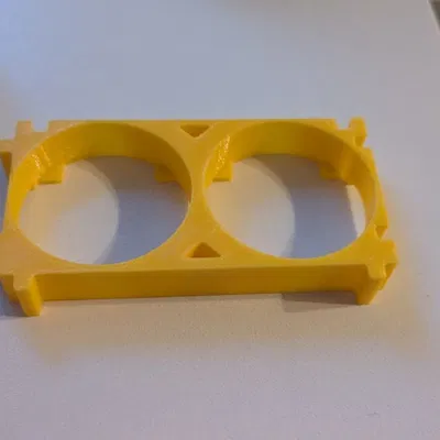 Khung giữ pin 32140 xếp chồng thông minh (3D Printable)