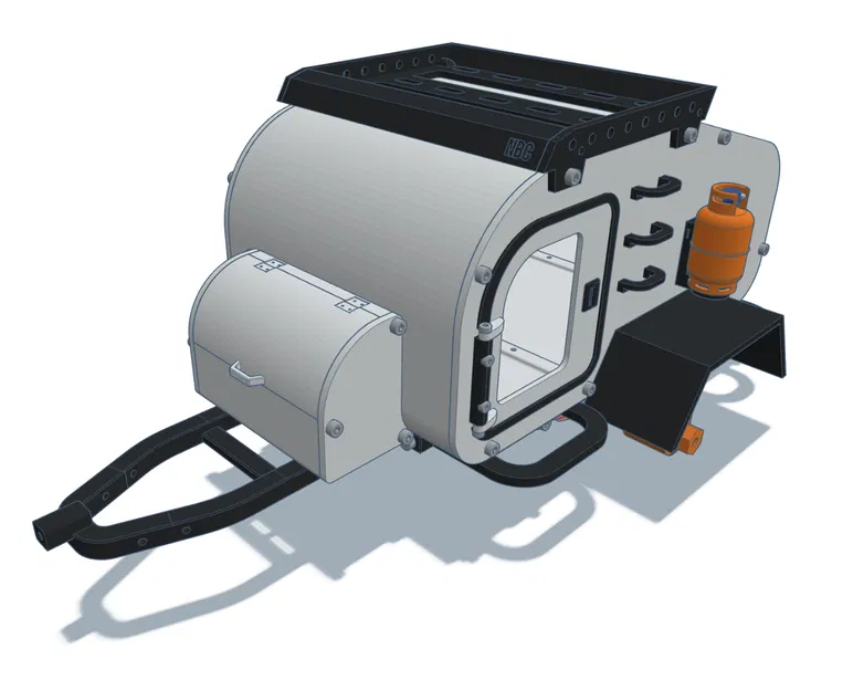 NBC.3 - 1:10 RC Scale offroad camper cho xe điều khiển crawler - Image 3