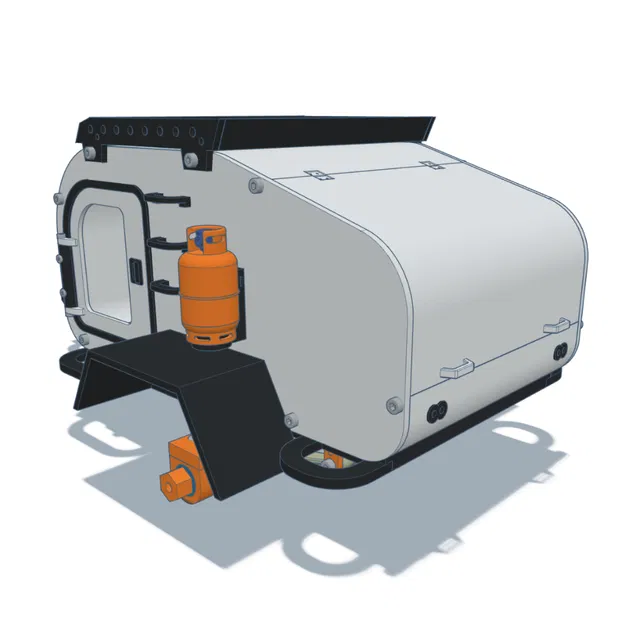 NBC.3 - 1:10 RC Scale offroad camper cho xe điều khiển crawler - Image 5