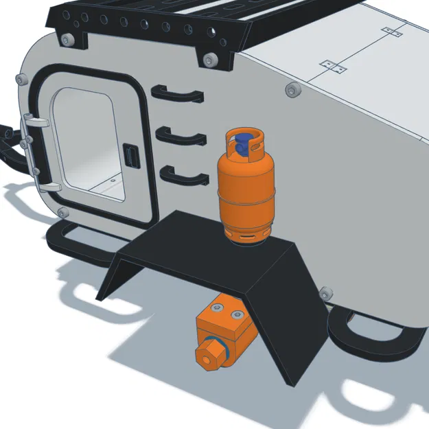 NBC.3 - 1:10 RC Scale offroad camper cho xe điều khiển crawler - Image 6