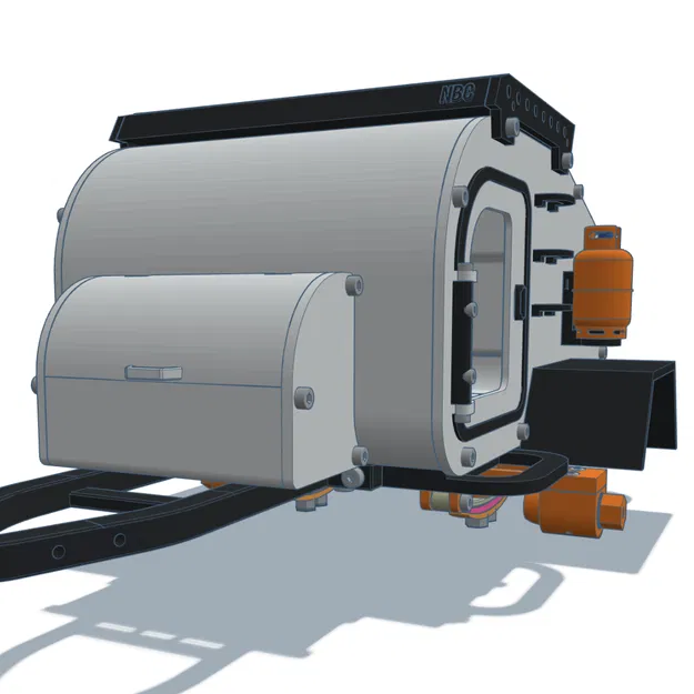 NBC.3 - 1:10 RC Scale offroad camper cho xe điều khiển crawler - Image 8