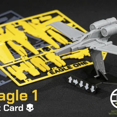 Mô hình Helldivers 2 Eagle 1 Kit card