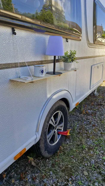 Móc treo kệ cửa sổ cho xe caravan Dethleffs - Image 1