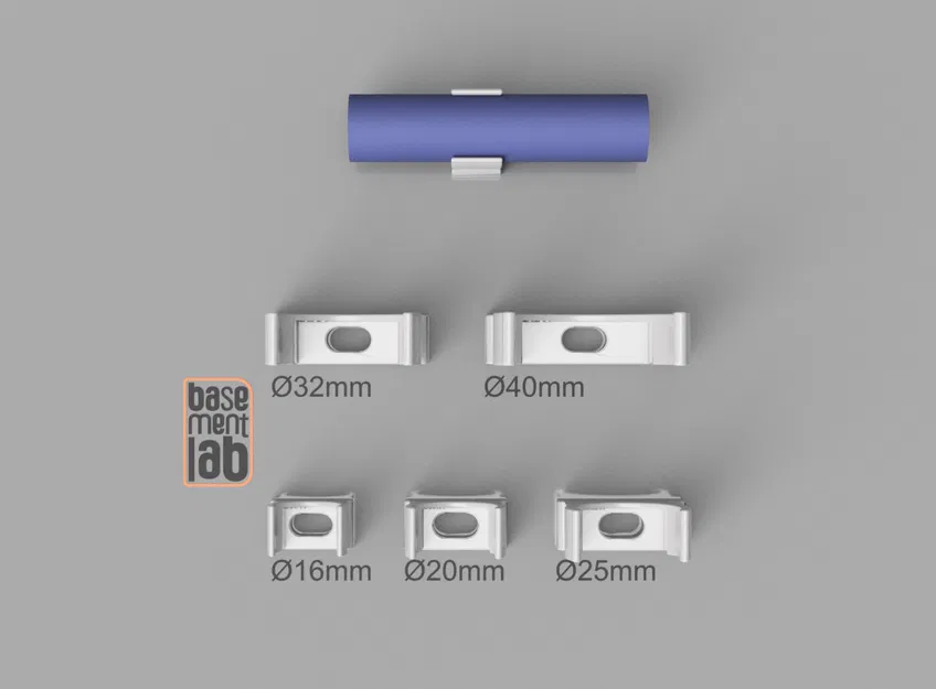 Kẹp ống nhựa - Clip giữ ống đa năng Ø 16mm đến 40mm - Image 5