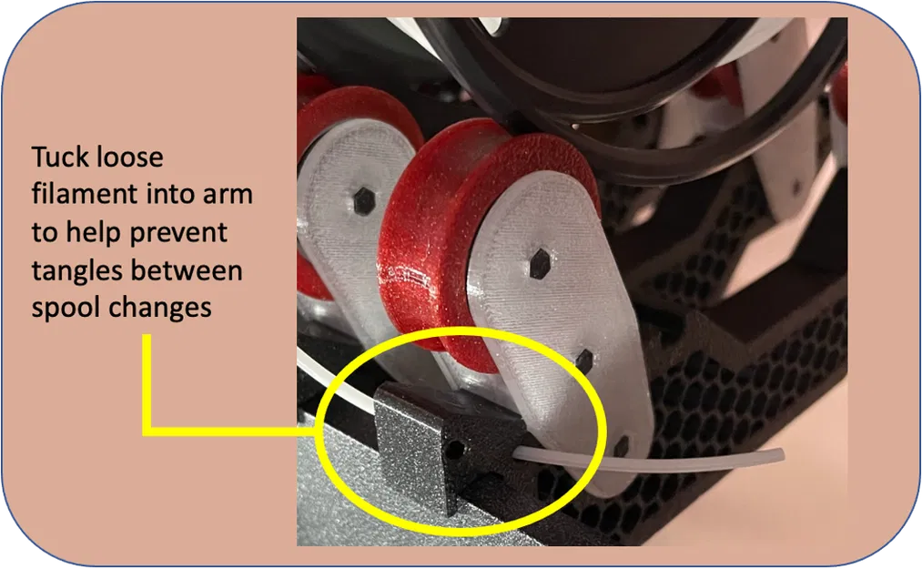 Giá đỡ cuộn nhựa gắn khung - tương thích mọi dòng MK3 & MK4 - Image 2