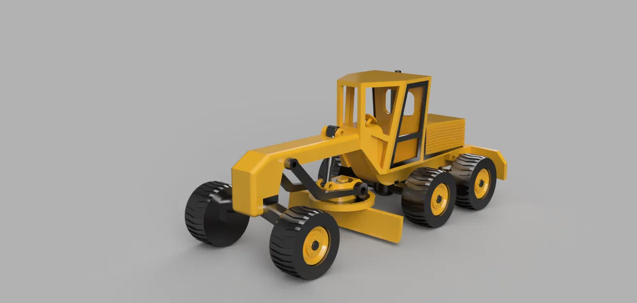 Mô hình xe ủi đất (Construction Grader Machine) - Image 1