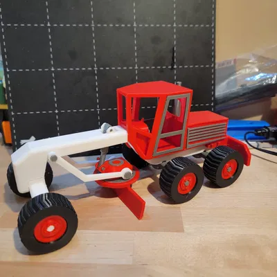Mô hình xe ủi đất (Construction Grader Machine)