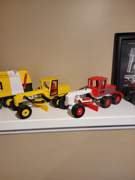 Mô hình xe ủi đất (Construction Grader Machine) - Image 3