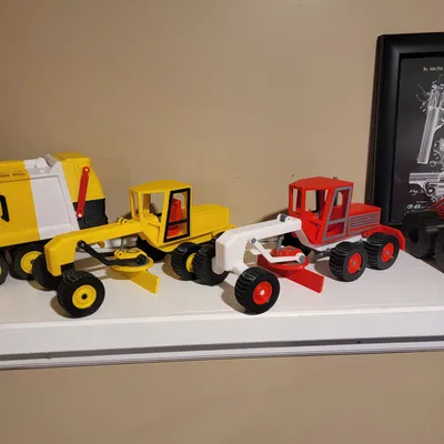 Mô hình xe ủi đất (Construction Grader Machine)
