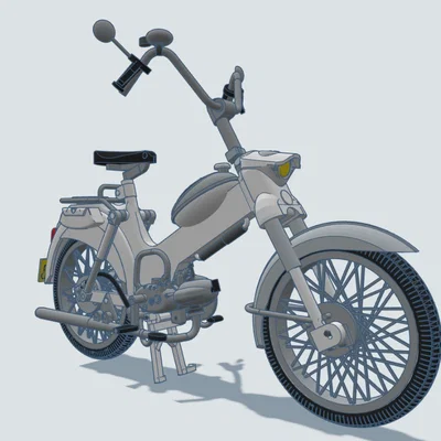 Mô hình Puch VS50 năm 1974 tỉ lệ 1:8 thiết kế bởi Ed van der Heijden