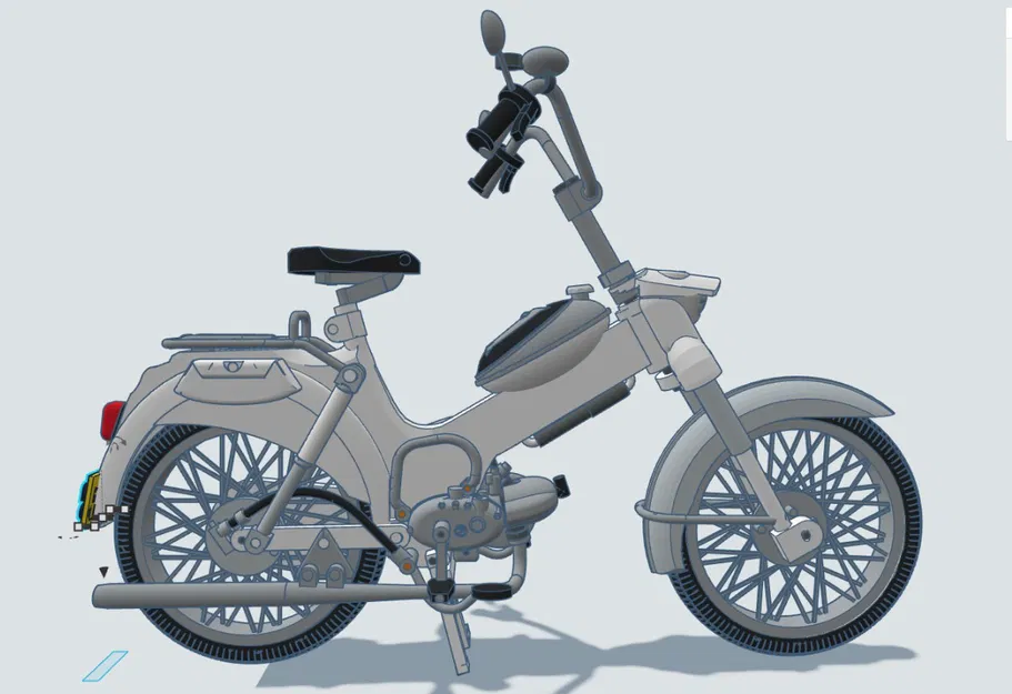 Mô hình Puch VS50 năm 1974 tỉ lệ 1:8 thiết kế bởi Ed van der Heijden - Image 4