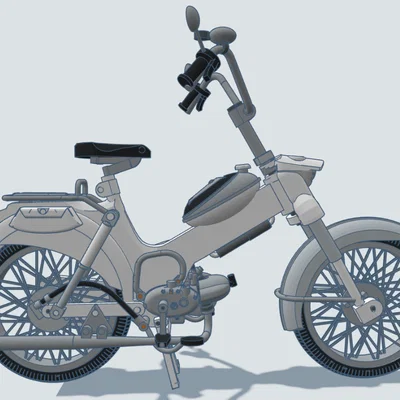 Mô hình Puch VS50 năm 1974 tỉ lệ 1:8 thiết kế bởi Ed van der Heijden