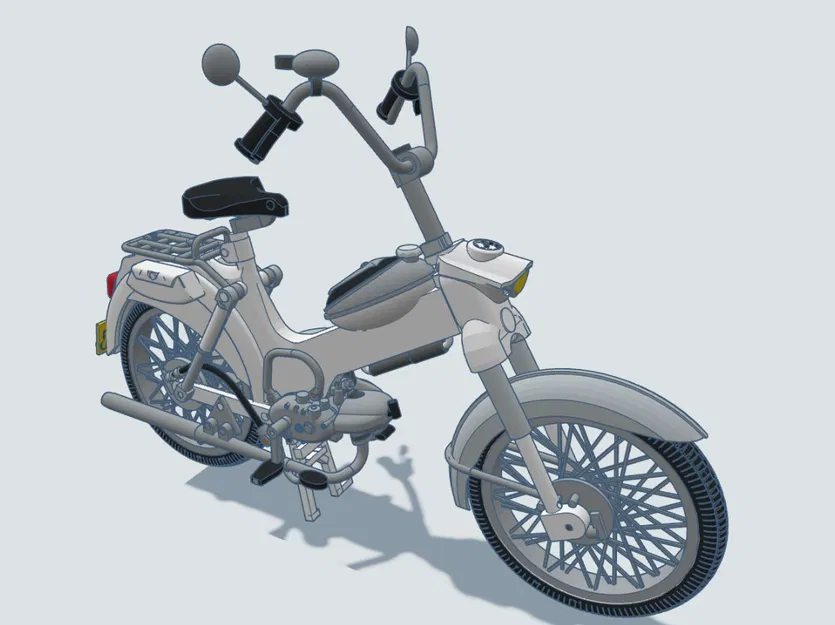 Mô hình Puch VS50 năm 1974 tỉ lệ 1:8 thiết kế bởi Ed van der Heijden - Image 8