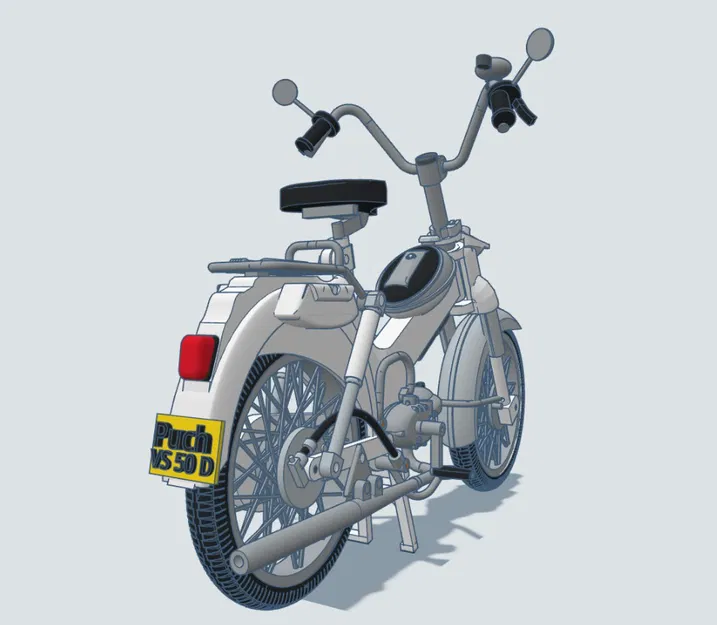 Mô hình Puch VS50 năm 1974 tỉ lệ 1:8 thiết kế bởi Ed van der Heijden - Image 12