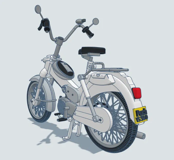 Mô hình Puch VS50 năm 1974 tỉ lệ 1:8 thiết kế bởi Ed van der Heijden - Image 14