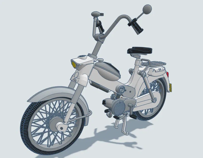 Mô hình Puch VS50 năm 1974 tỉ lệ 1:8 thiết kế bởi Ed van der Heijden - Image 17