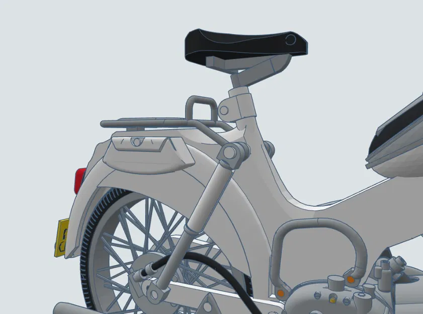 Mô hình Puch VS50 năm 1974 tỉ lệ 1:8 thiết kế bởi Ed van der Heijden - Image 19