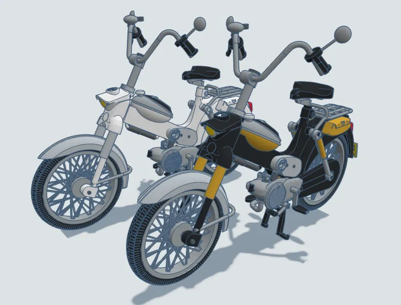 Mô hình Puch VS50 năm 1974 tỉ lệ 1:8 thiết kế bởi Ed van der Heijden - Image 20