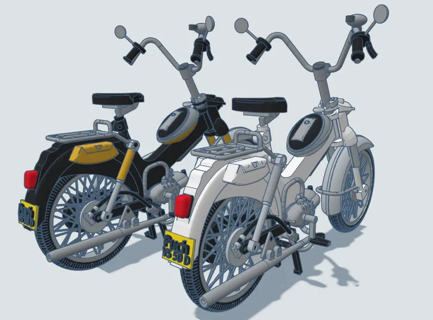 Mô hình Puch VS50 năm 1974 tỉ lệ 1:8 thiết kế bởi Ed van der Heijden - Image 21