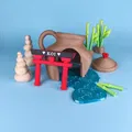 Diorama cho thú cưng Flexi dễ thương, phiên bản Cá Koi (Cá) - Thumbnail 3