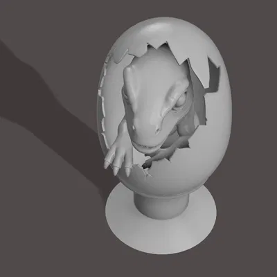 Mô hình bé khủng long Raptor nở từ trứng (Baby Raptor Hatching)