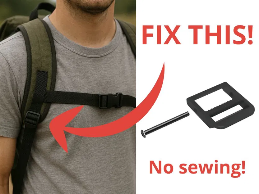 Khóa Gài Dự Phòng Cho Quai Ba Lô (20mm / 25mm / 30mm) - Image 1