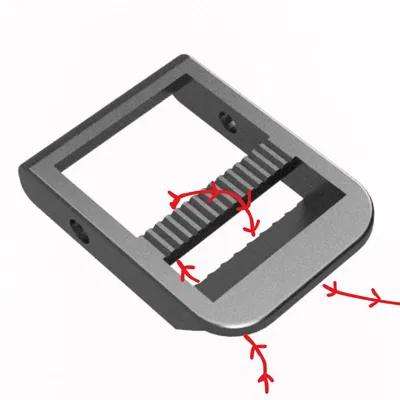 Khóa Gài Dự Phòng Cho Quai Ba Lô (20mm / 25mm / 30mm)