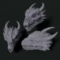 Mô hình hộp sọ rồng 3D (Dragon Skull) trang trí cực chất - Thumbnail 4