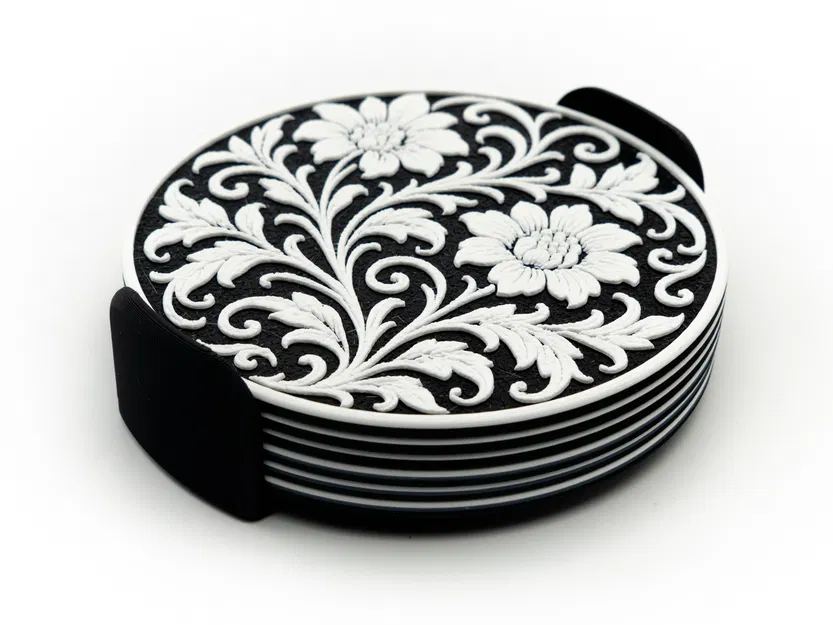 Miếng lót ly phong cách Art Nouveau - Image 4