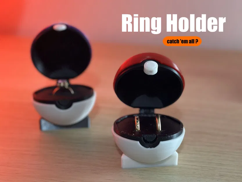 POKEBALL - Hộp đựng nhẫn siêu xinh - Image 1