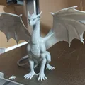 Mô hình Rồng ngồi sải cánh (Sitting Dragon with Wings Spread) - Thumbnail 1