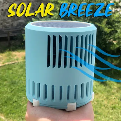Solar Breeze – Quạt di động chạy bằng năng lượng mặt trời