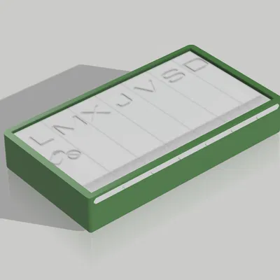 Hộp đựng thuốc hàng tuần dạng module - Weekly Pillbox