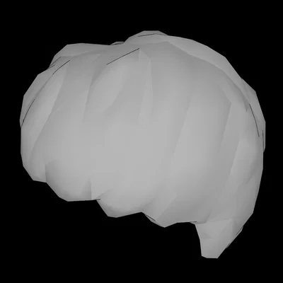 Mẫu tóc giả ngắn rối (Tousled) in 3D cho minifig Lego