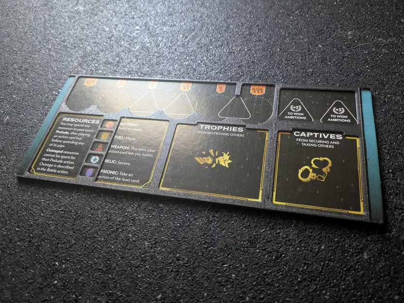 Tấm phủ (Overlay) cho bảng người chơi game Arcs - Image 1