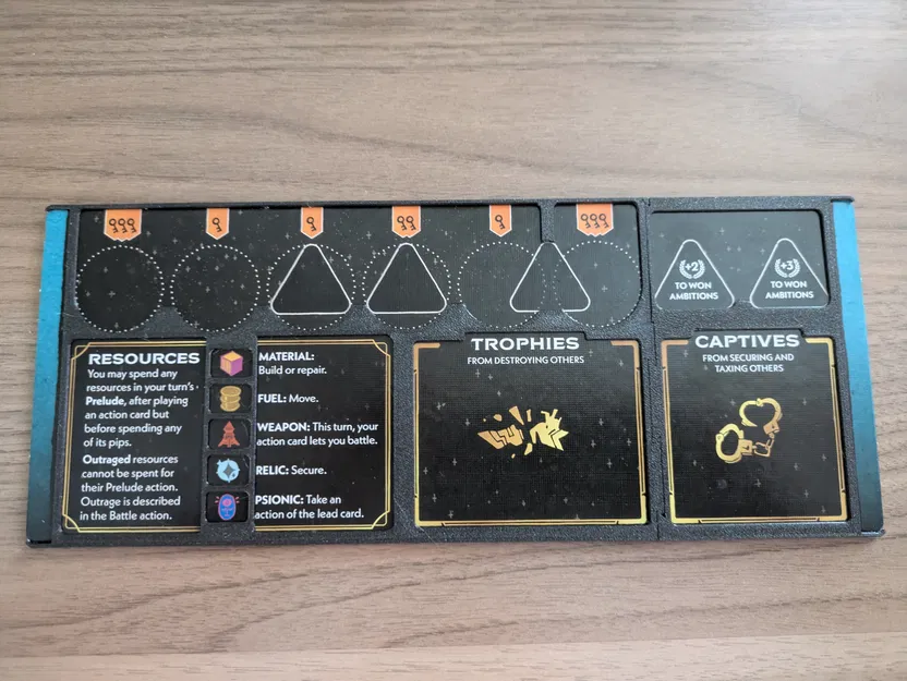 Tấm phủ (Overlay) cho bảng người chơi game Arcs - Image 3