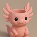 Hộp đựng đồ hình Axolotl đáng yêu cho bàn làm việc - Thumbnail 2
