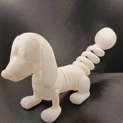 Chú cún lò xo vui nhộn phong cách Slinky